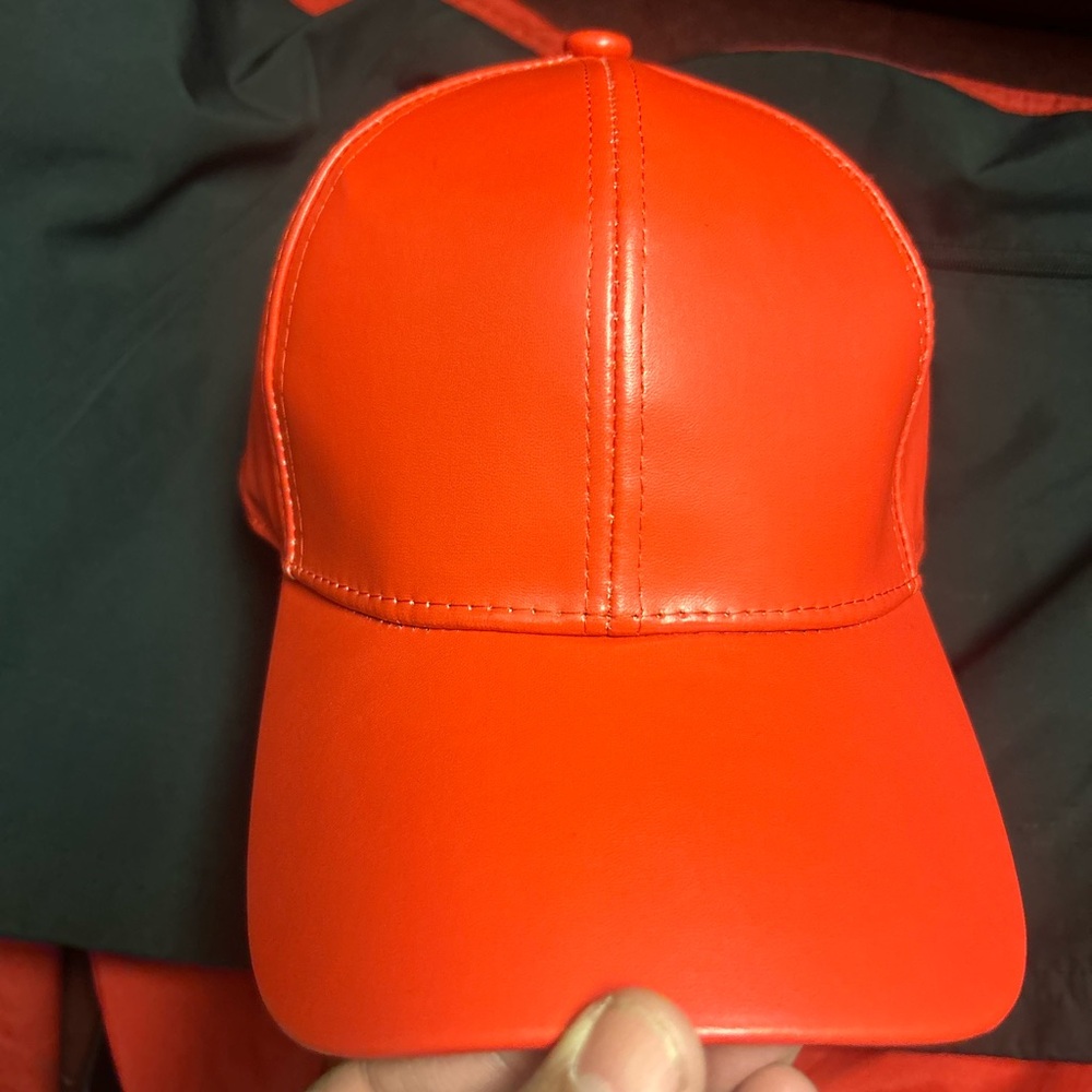 Vibrant Red Baseball Cap